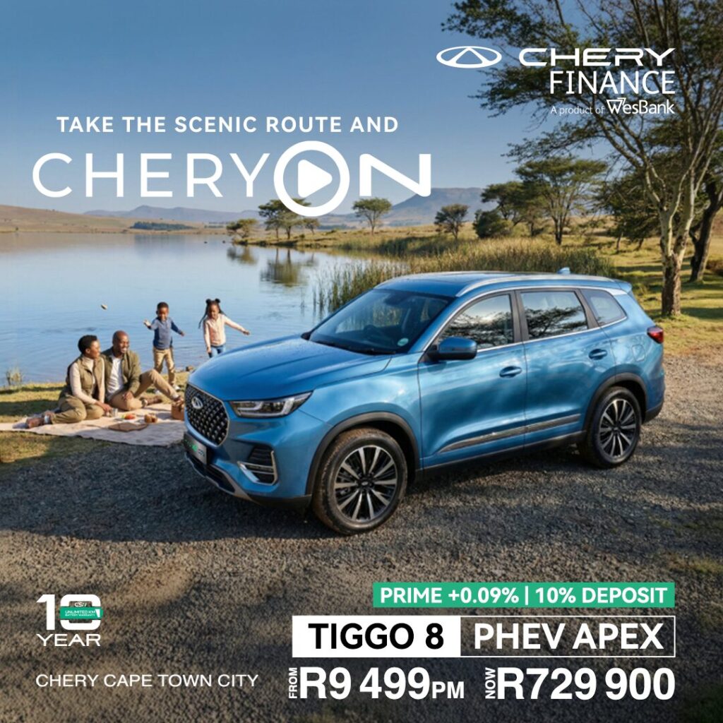 TIGGO 8 PHEV Apex from R9 499 or R729 900*