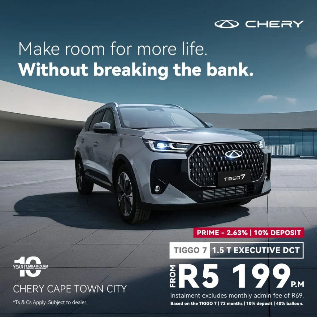 TIGGO 7 1.5T Executive DCT from R5 199pm*