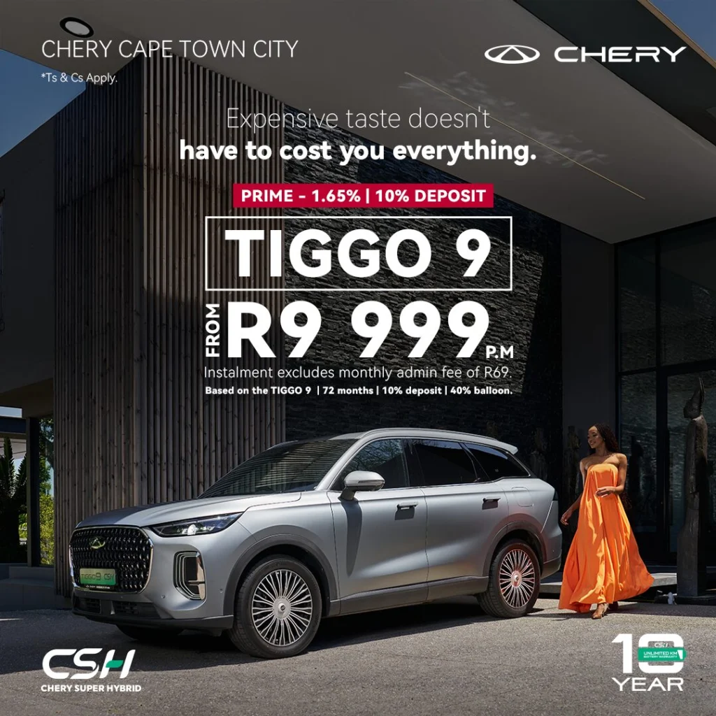 TIGGO 9 PHEV from R9 999*
