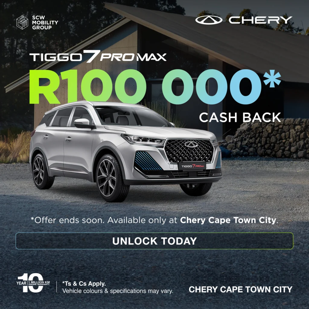 TIGGO 7 Pro Max Cash back